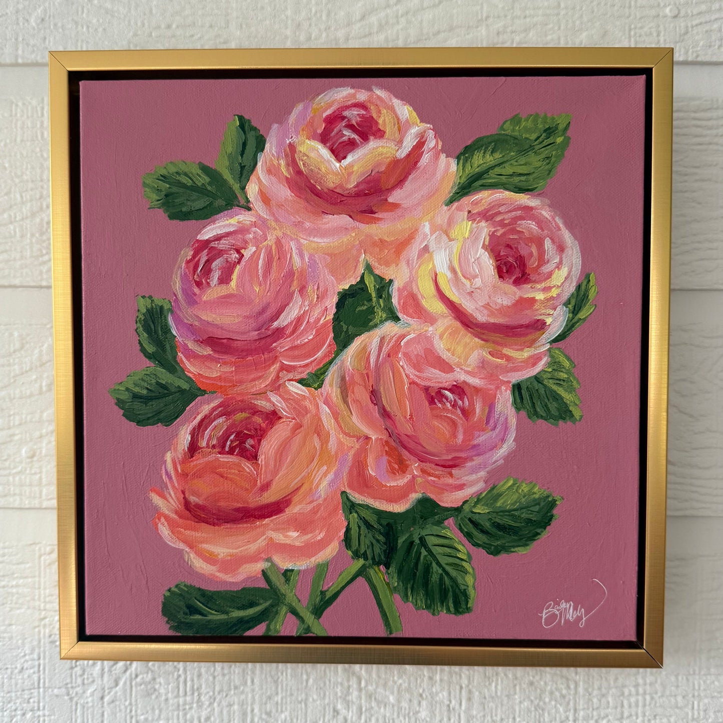 12 x 12 Rosy Reverie