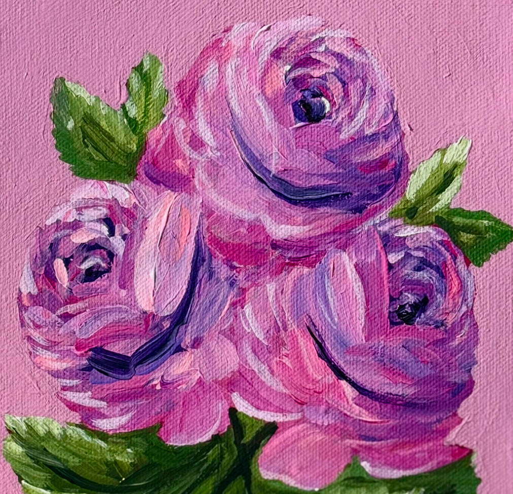 8 x 8 Purple Rhapsody of Roses