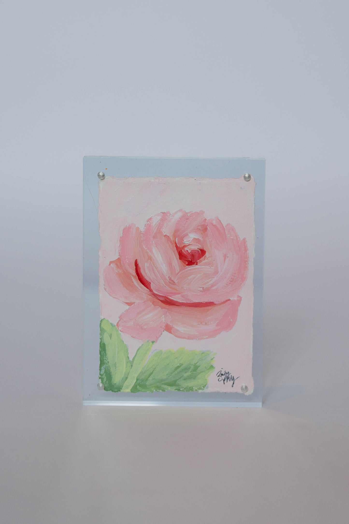 5 x 7 Framed Rose