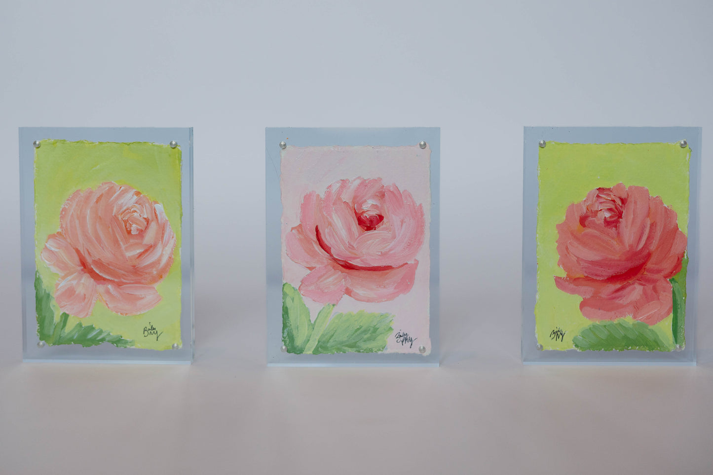 5 x 7 Framed Rose