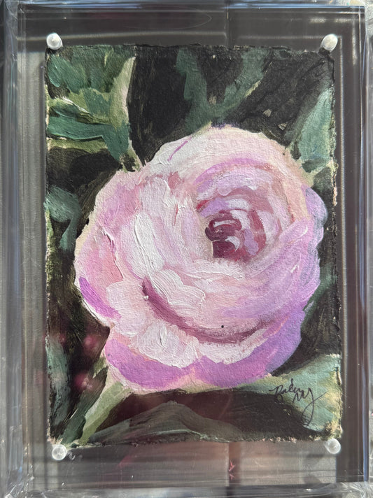 5 x 7 Framed Rose