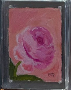 5 x 7 Framed Rose
