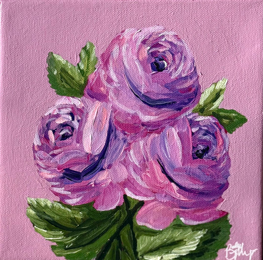 8 x 8 Purple Rhapsody of Roses