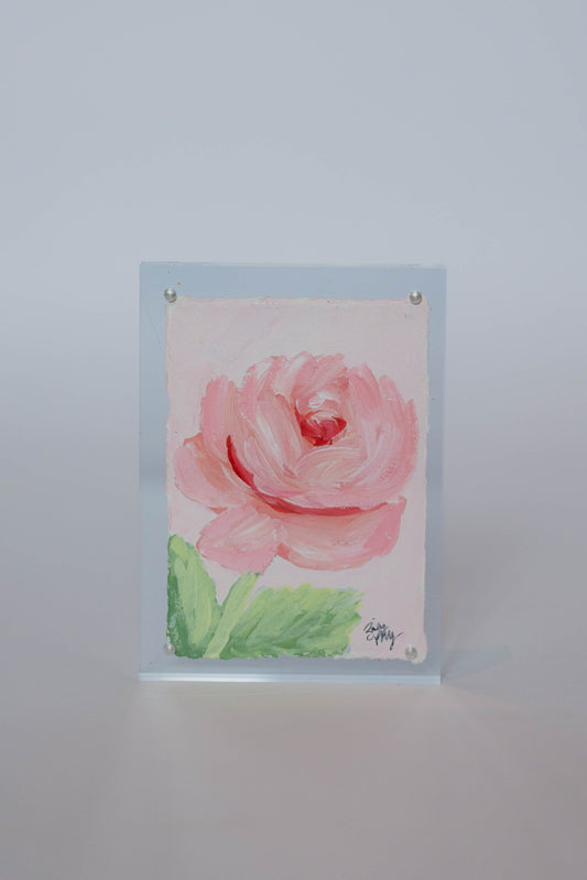5 x 7 Framed Rose